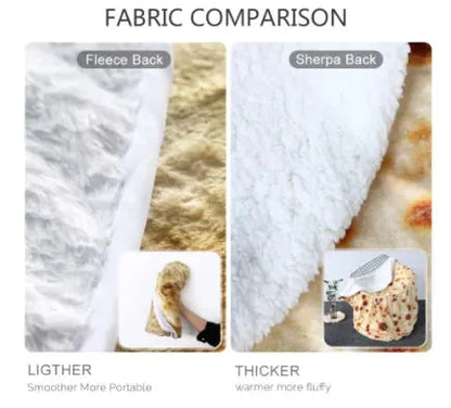 Comfy Burrito Blanket 3D Gifts (not for sale) Mexican Burrito Blanket 3D